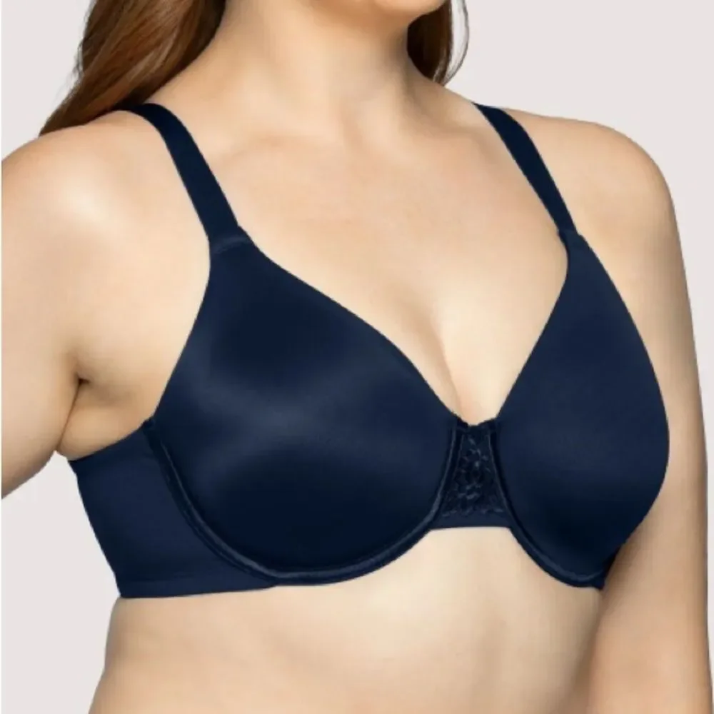 Vanity Fair Black Full Coverage Underwire 75346 Bra 38C NEW